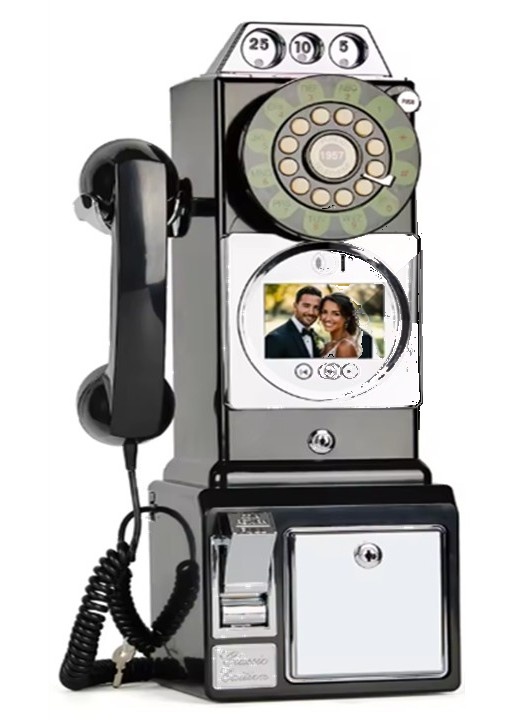 Téléphone vidéo vintage